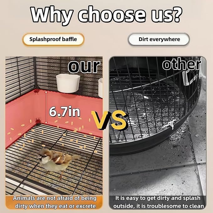 60in Large Flight Bird cage, Equipped - Image 3