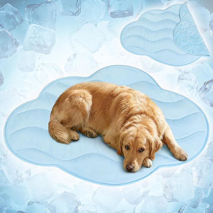 PetAmi Dog Cooling Mat, Cloud Shape, Pet Pad by PetAmi