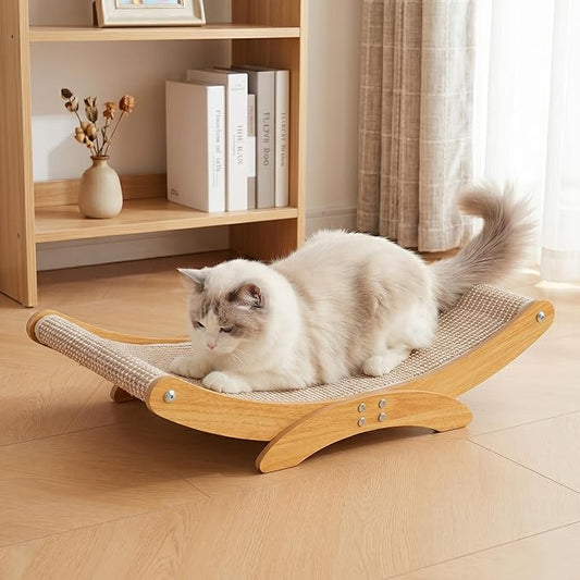 Extra-Larger Cat Scratcher Bed for Indoor Cats by AROPEMEPETS