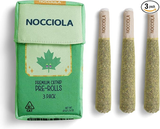 Nocciola 3 Pack Catnip Toys for Cats, Funny Cat Toys Filled by Nocciola