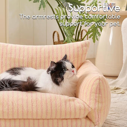 Hollypet Cat Bed Fluffy Plush Multifunctional Double-Layer Machine Washable - Image 4