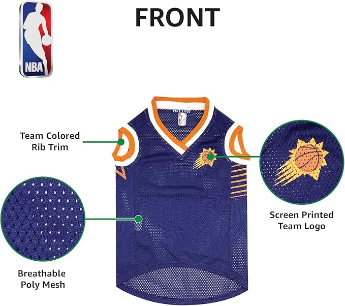 NBA PHOENIX SUNS DOG Jersey, X-Small - Image 6