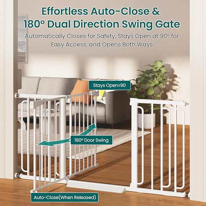 Cumbor 30.4-56.8" Extra Wide Baby Gate - Image 4
