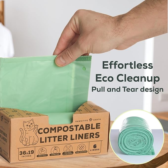 Cat Litter Box Liners 100% Compostable - Image 2