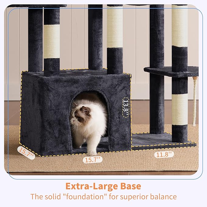 Heybly Heavy Duty Cat Tree, Tower - Image 4