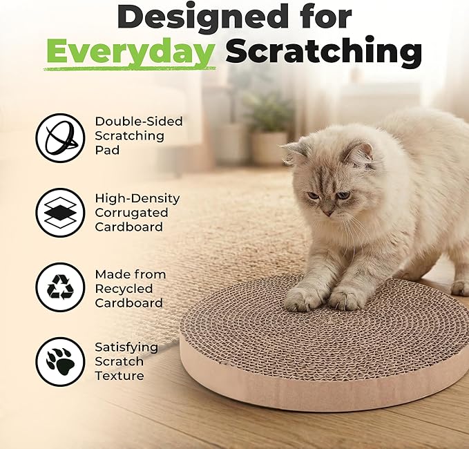 Best Pet Supplies Catify Cat Scratcher, Fun Interactive Scratchers, Claw Safe - Image 3
