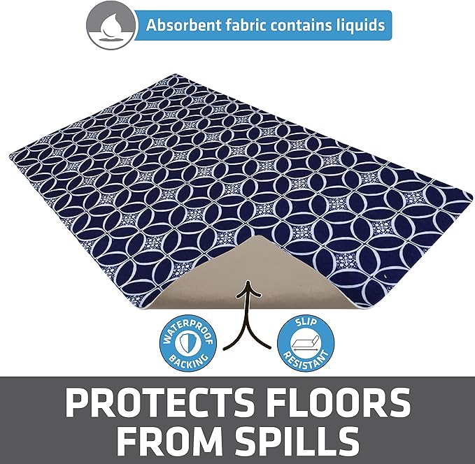 Drymate Pet Bowl Placemat, Dog & Cat Food Feeding Mat - Image 3