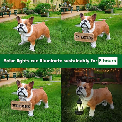 English Bulldog Dog Garden Statue - Image 3