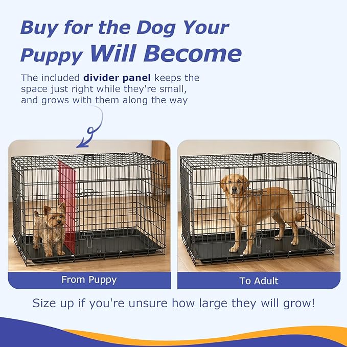 FDW Extra Large Dog Crate Dog Kennel Cage - Image 3