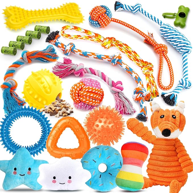 Zeaxuie 23 Pack Luxury Puppy Toys by Zeaxuie