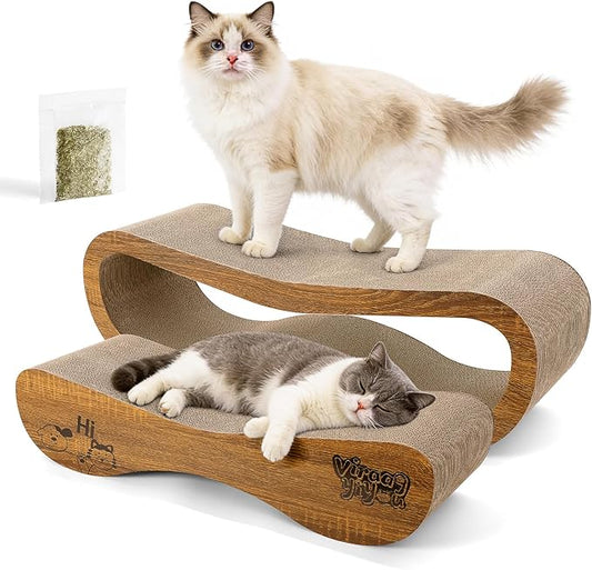 Cat Scratcher, 2 in 1 Cat Scratch Board by Viraagyiyou
