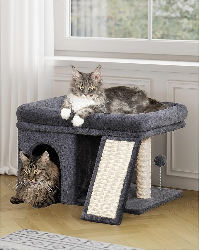 Aechonow XL Cat Tree Tower for Large Adult Cats 20 lbs+, 23x15.7Inch Perch Bed - Image 8