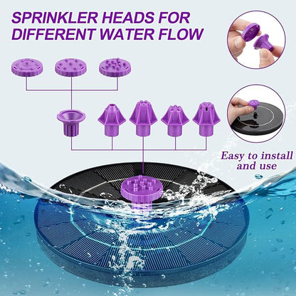 3.5W Solar Bird Bath Fountain Pump, Solar Powered Water Pump, Outdoor Water - Image 3