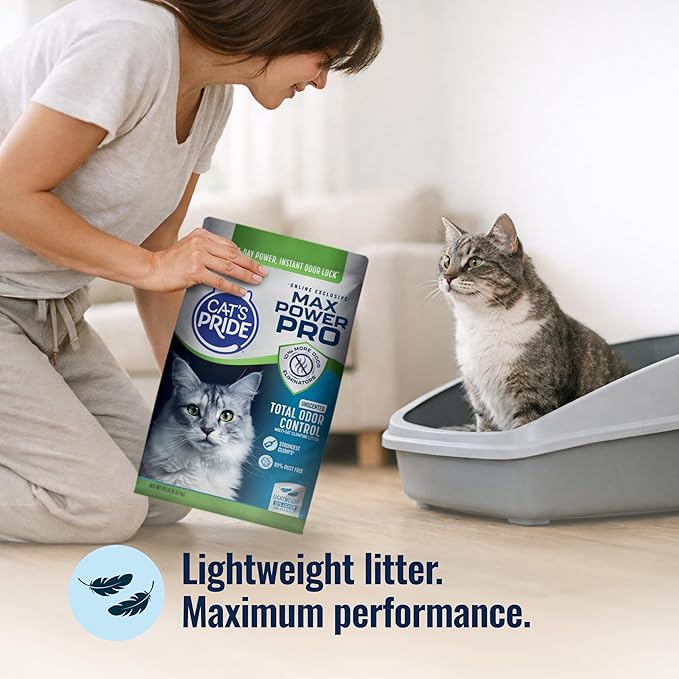 Cat's Pride Max Power Pro Lightweight Cat Litter, Unscented - Image 4
