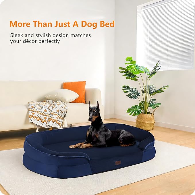 Dwanton Orthopedic Dog Bed for Extra Extra Large Dogs - Image 2