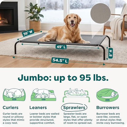 FurHaven Elevated Dog Bed, Cooling Raised Pet Cot - Image 3