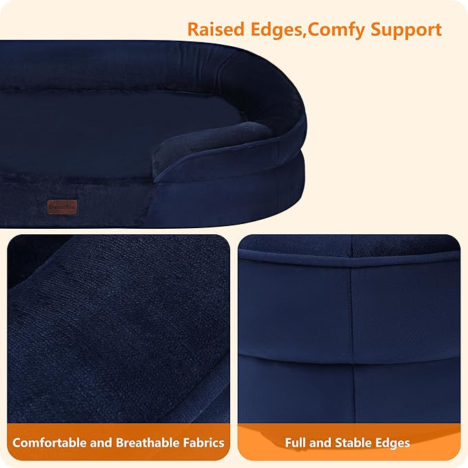 Dwanton Orthopedic Dog Bed for Extra Extra Large Dogs - Image 5