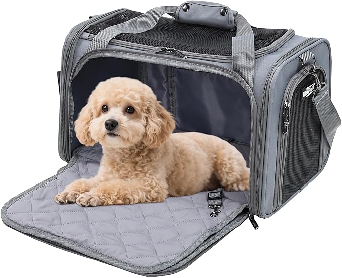 EliteField Deluxe Soft-Sided Pet Carrier, Travel Bag by EliteField