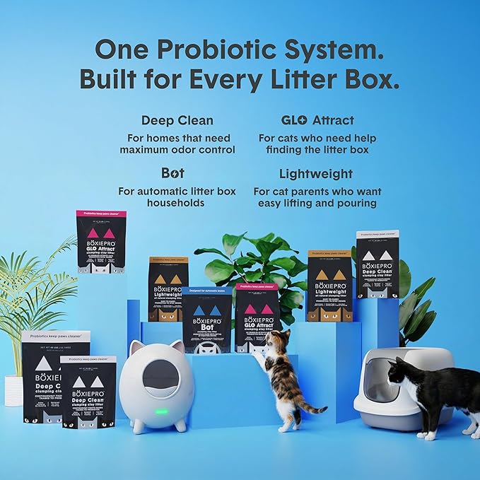 Boxie Probiotic Lightweight Cat Litter 40 Day Odor Control, Odor Eliminating - Image 8