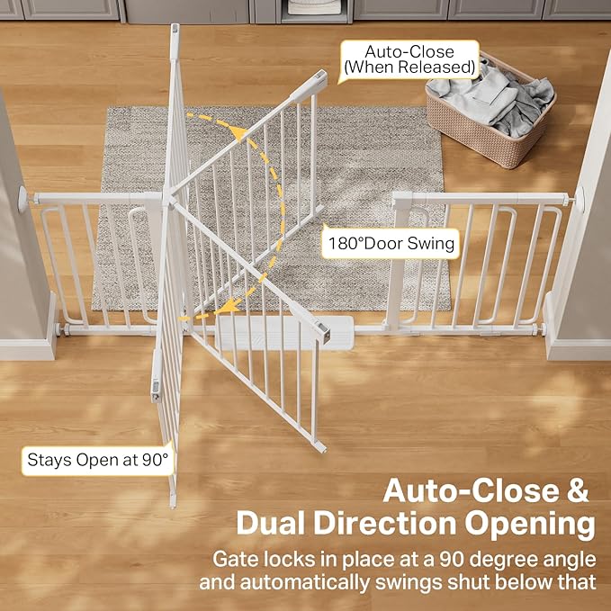 Cumbor 36.6-64" Extra Wide Baby Gate - Image 5