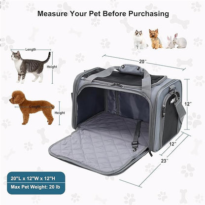 EliteField Deluxe Soft-Sided Pet Carrier, Travel Bag - Image 6