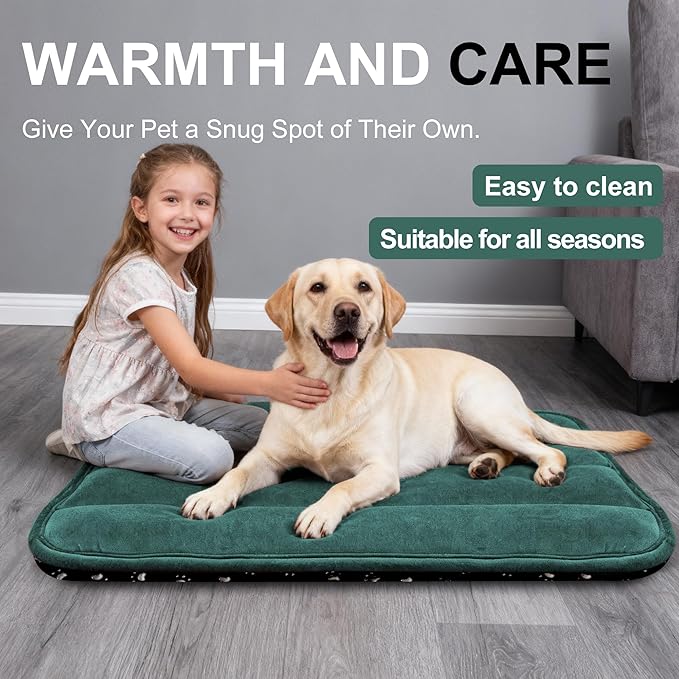 Dog Bed Mat, Reversible Dog Crate Pad - Image 6