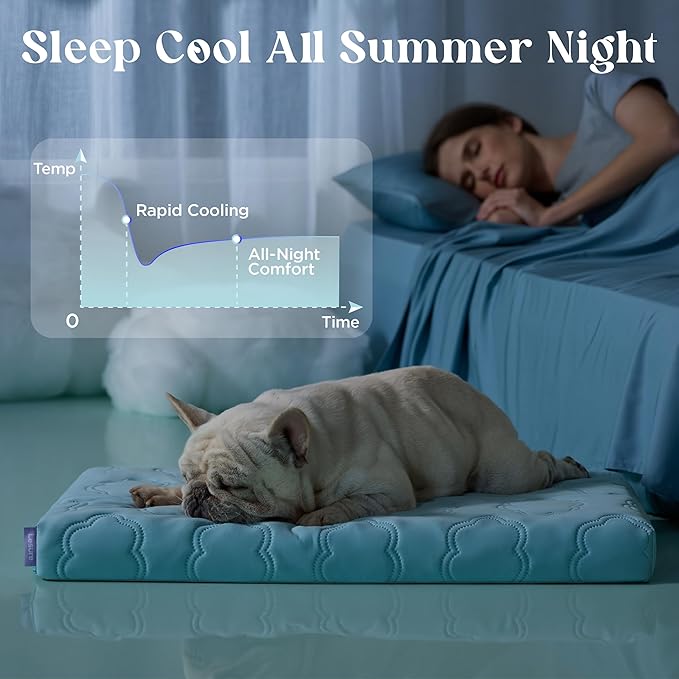 LE SURE Cooling Dog Beds Large Sized Dog, Q-Max>0.5 Cooling Mat - Image 4
