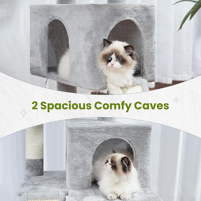 Gitelsnour Cat Tree for Indoor Cats, Sturdy Cat Tree House - Image 2