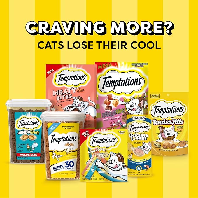 Temptations Cat Treats Classic Crunchy and Soft Cat Treats, Tasty Chicken Flavor - Image 12