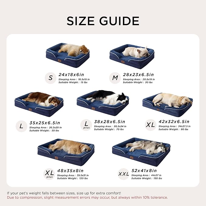 Bedsure Orthopedic Dog Bed Medium Size Dogs - Image 7