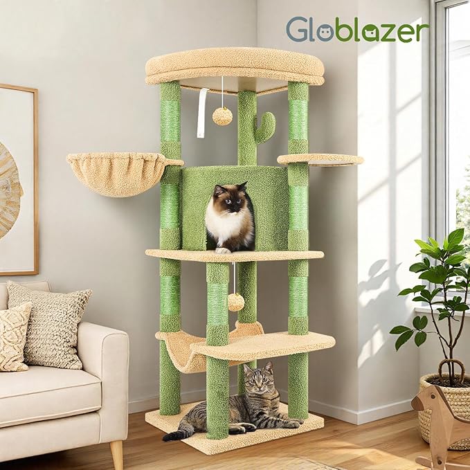 Globlazer Cactus Corner Cat Tree Tower - Image 8