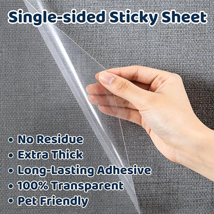 12PCS Symmu Anti Cat Scratch Furniture Protector, Heavy-Duty No-Residue Couch - Image 4
