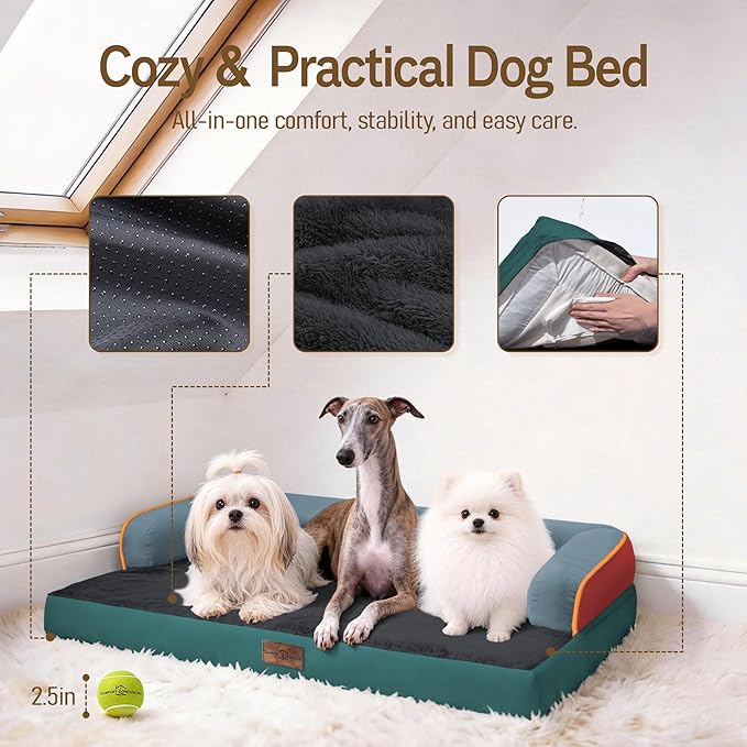Comfort Expression Memory Foam Dog Bed Large Sized Dogs - Image 4
