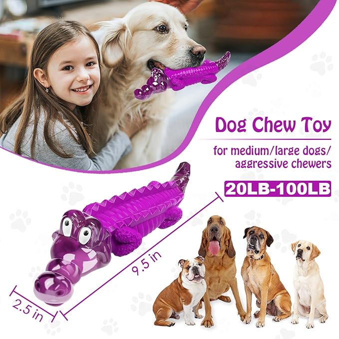 Jeefome Dog Chew Toys for Aggressive Chewers: Puppy Teeth Chew Toy - Image 2