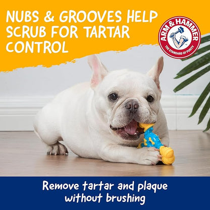 Arm & Hammer for Pets Nubbies TriBone Dog Dental Toy Peanut Butter Flavor - Image 3