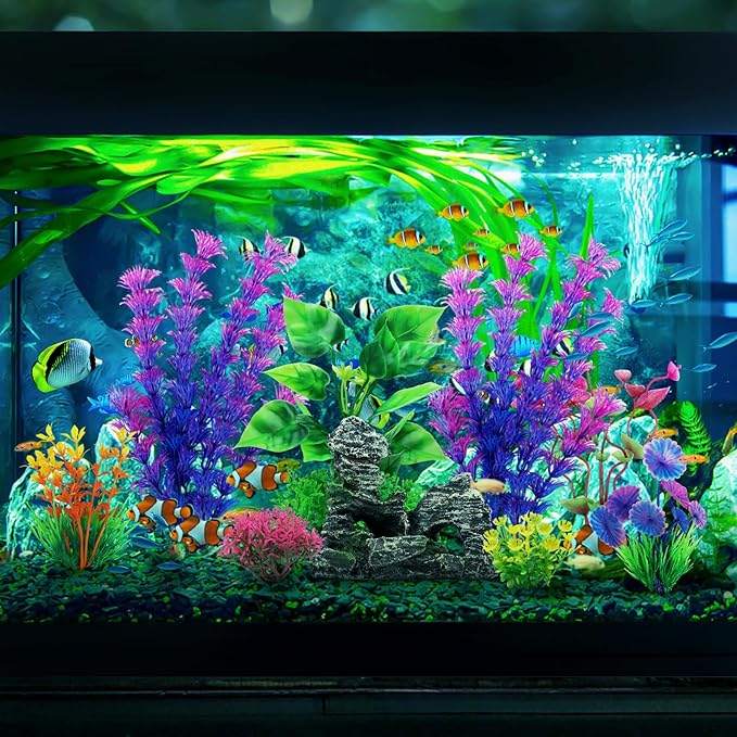 QUOZUO Fish Tank Accessories Aquarium Decorations Plants, Aquarium Decor - Image 6