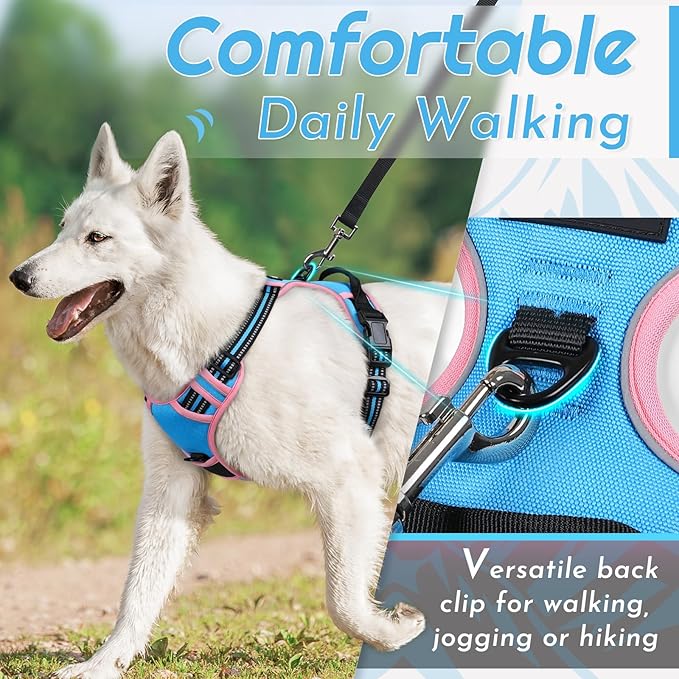 Eagloo Dog Harness for Large Dogs, No Pull Service Vest - Image 3