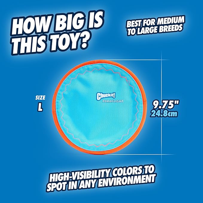 Chuckit! Paraflight Flying Disc Dog Toy - Image 3