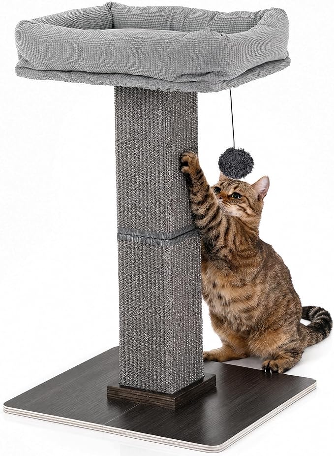 FUKUMARU Cat Scratching Post, Modern Style Tall Scratch Posts by FUKUMARU