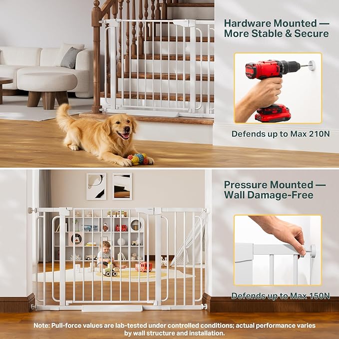 Cumbor 36.6-64" Extra Wide Baby Gate - Image 8