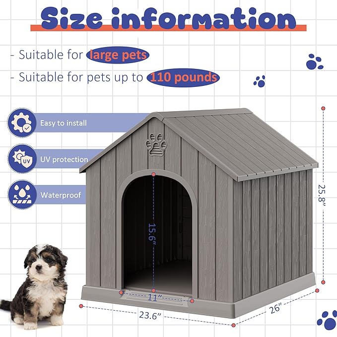 Bifanuo Outdoor Indoor Dog House - Image 8