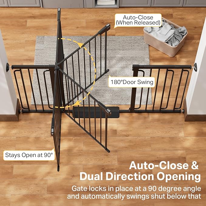 Cumbor 36.6-64" Extra Wide Baby Gate - Image 5