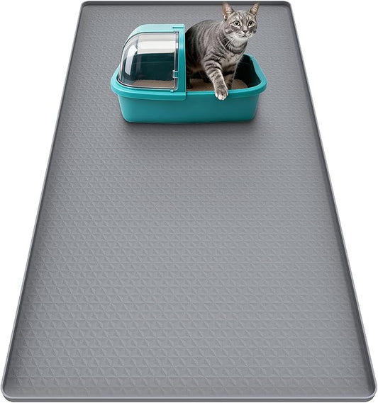 Cat Litter Mat, Silicone Cat Litter Box Mat by Unknown