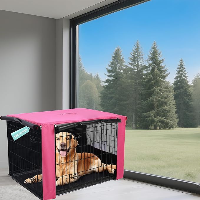 HiCaptain Breathable Dog Crate Cover 48 Inch, Durable Heavy Duty Kennel Cover - Image 9