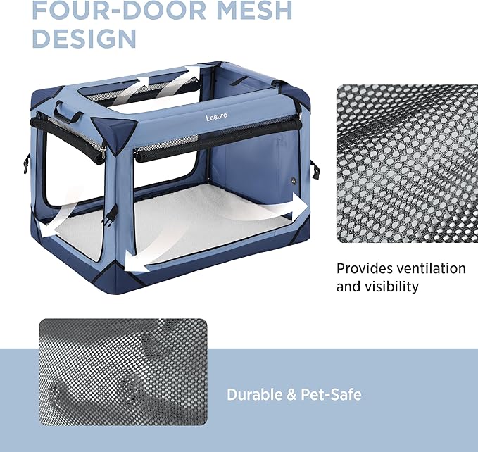 Lesure Collapsible Dog Crate - Image 4