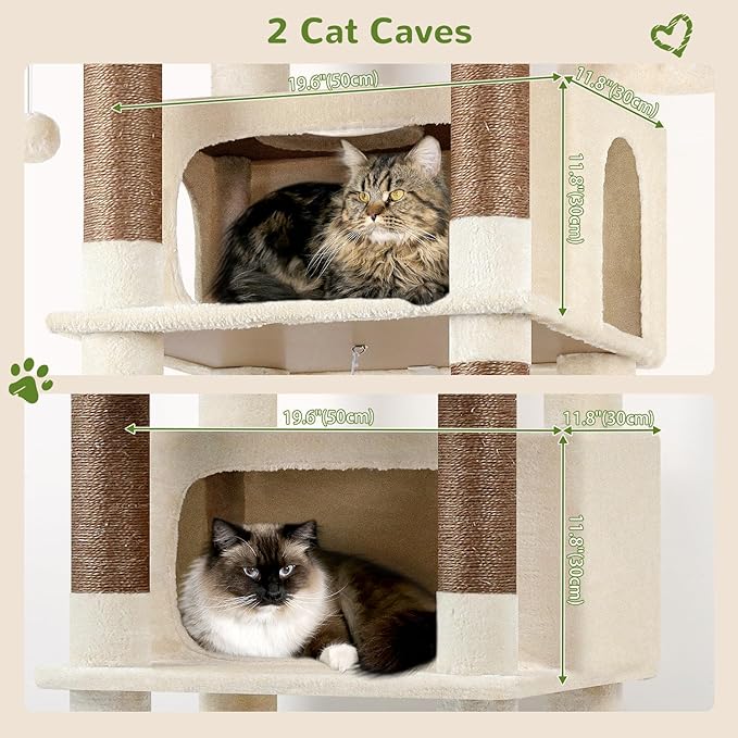 Globlazer XXL Giant Cat Tree, 83 Inch Heavy Duty Tall Cat Tower - Image 3