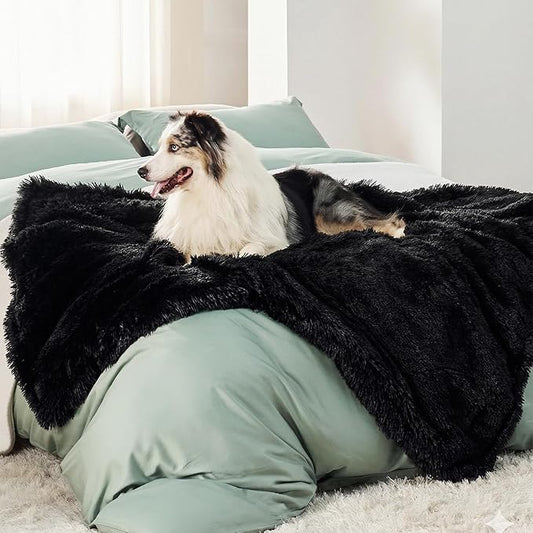 Bedsure Dog Blankets for Large Dogs, Fluffy Waterproof Dog Blanket for Couch by Unknown