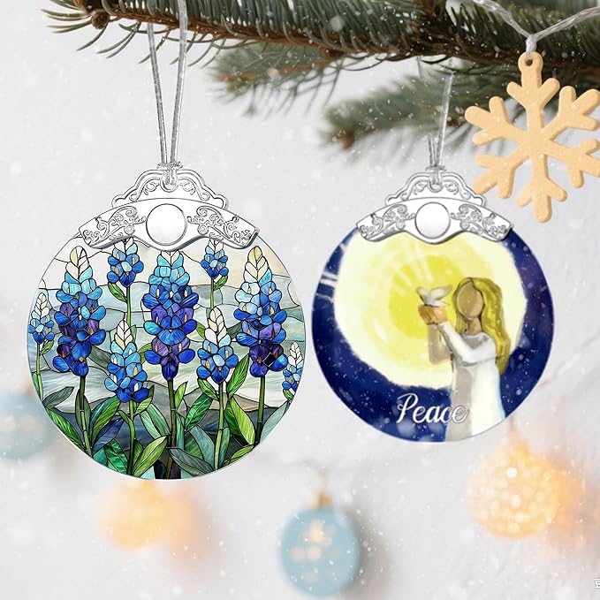 Stained Glass Ornament, Christmas Ornaments, Christmas Decorations - Image 5