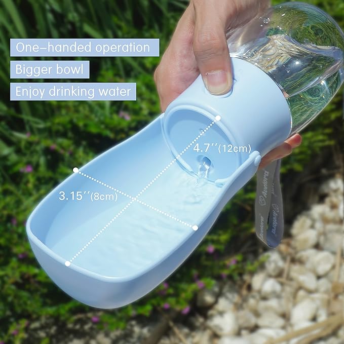 Foldable Dog Water Bottle, Portable Water Dispenser - Image 2