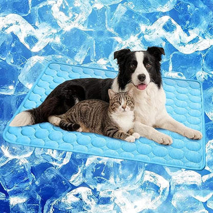 SISROL Cooling Mat for Dogs & Cats, Q-Max>0.4 Chill Fiber Pet Cooling Pad by SISROL